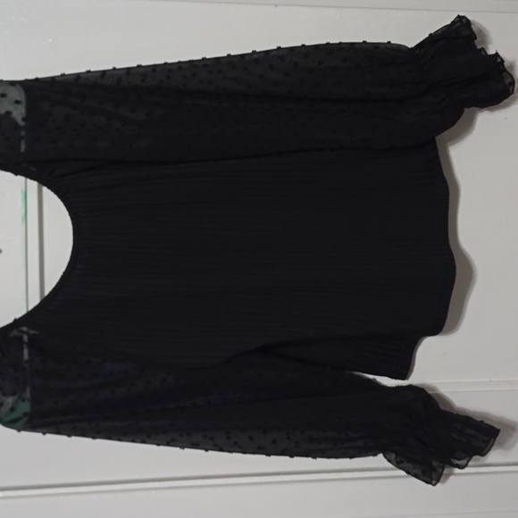 Shein curve. Black 100% Polyester, Size 0XL. - Picture 2 of 4